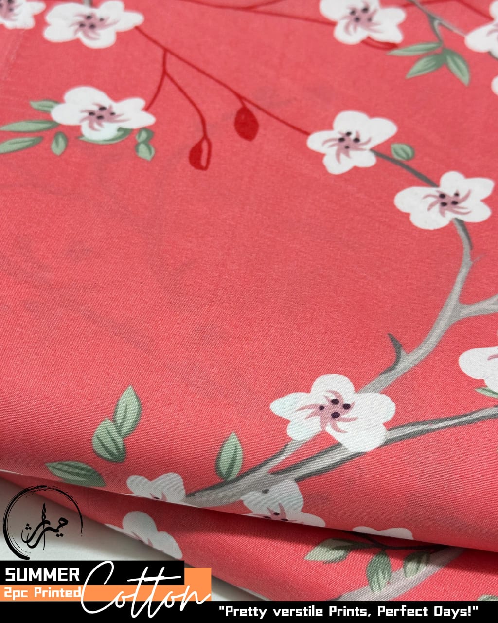 2-PC ALLOVER PRINTED MID SEASON POLO COTTON