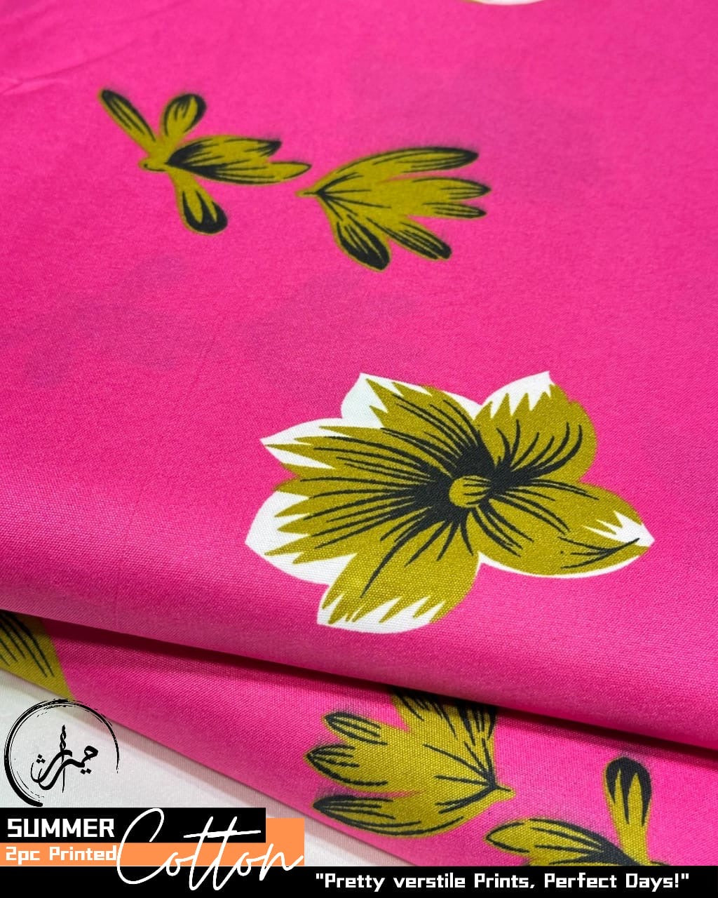 2-PC ALLOVER PRINTED MID SEASON POLO COTTON