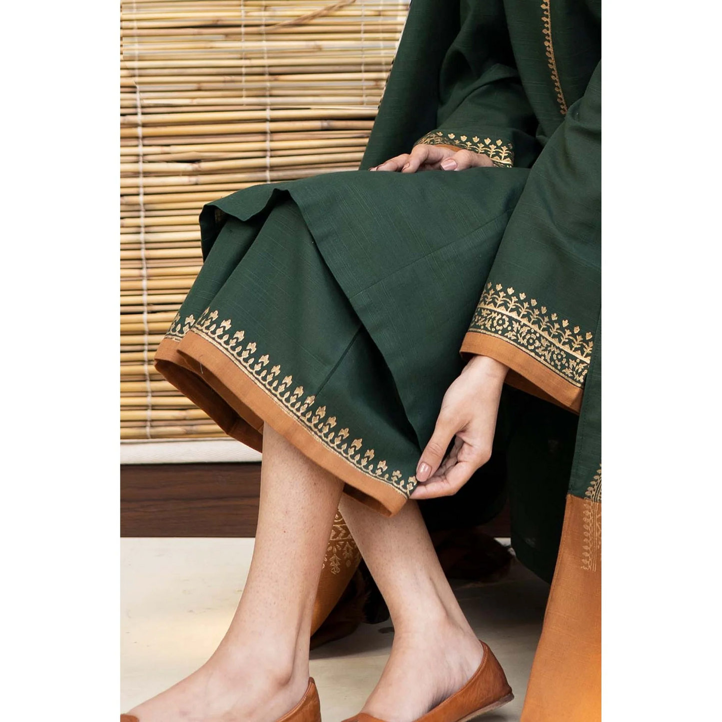 Dyot Dhanak Suit With Wool Shawll