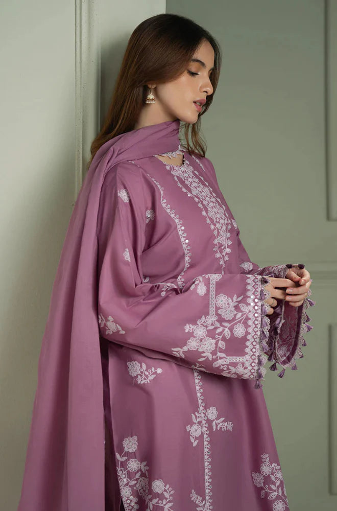 Cross Stitch Winter 3PC Dhanak Embroidered Suit