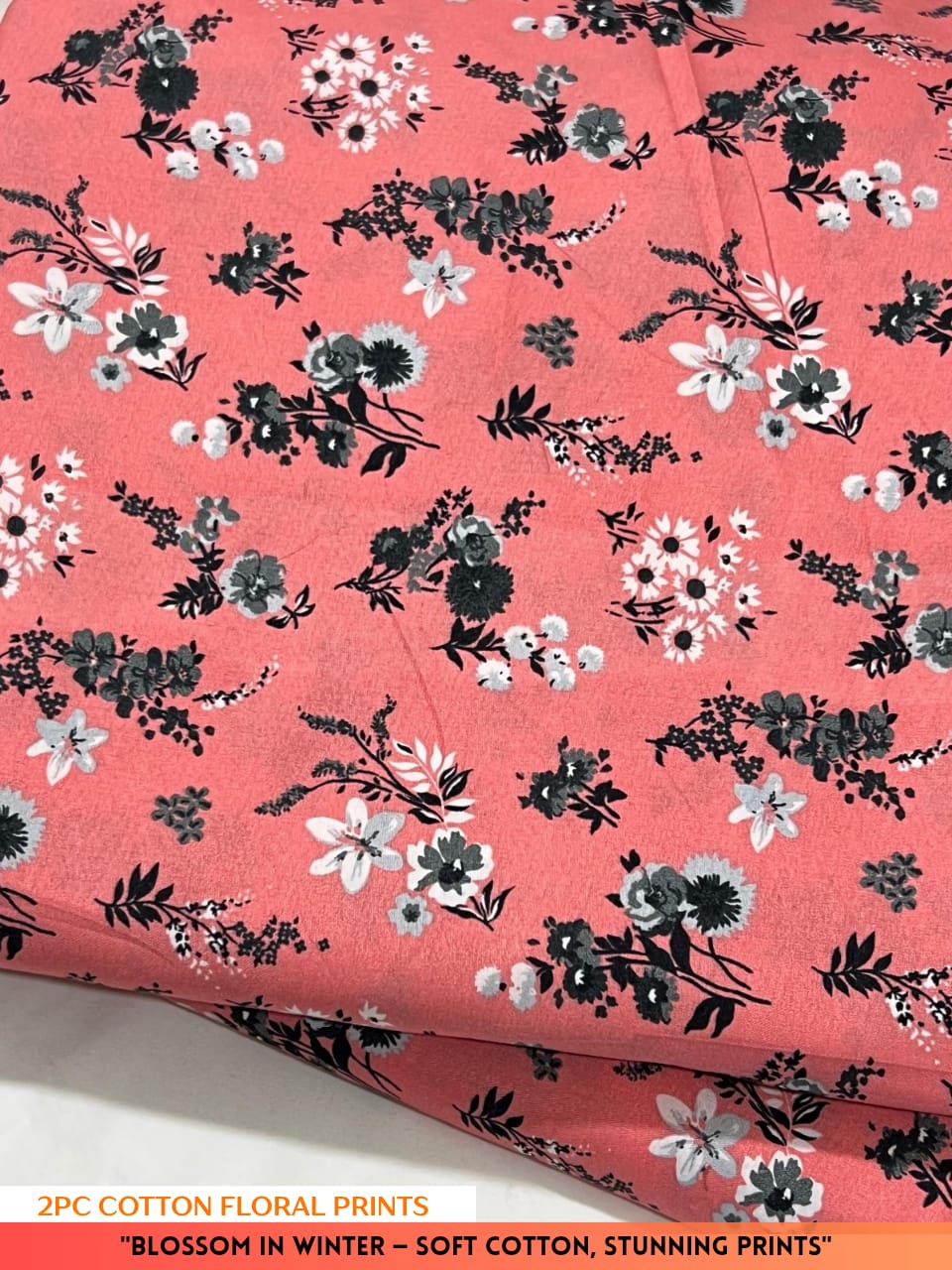 2PC Cotton Floral Print