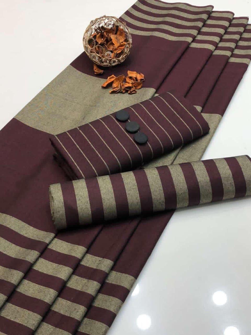 Khaadi Sussi 3pc Strips Mehroon Gray Print | Winter Viral Dresses