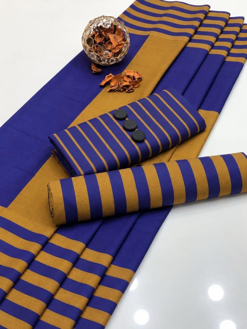 Khaadi Sussi 3pc Strips Purple Mustard Print | Winter Viral Dresses