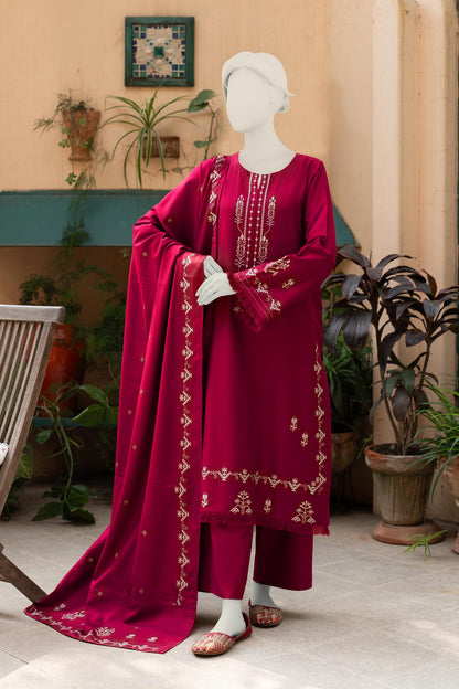 3pc Unstitched Dhanak Fabric with Dhanak Shawl