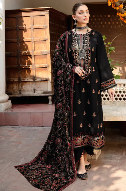 Ramsha - Winter 3PC Dhanak Embroidered Suit