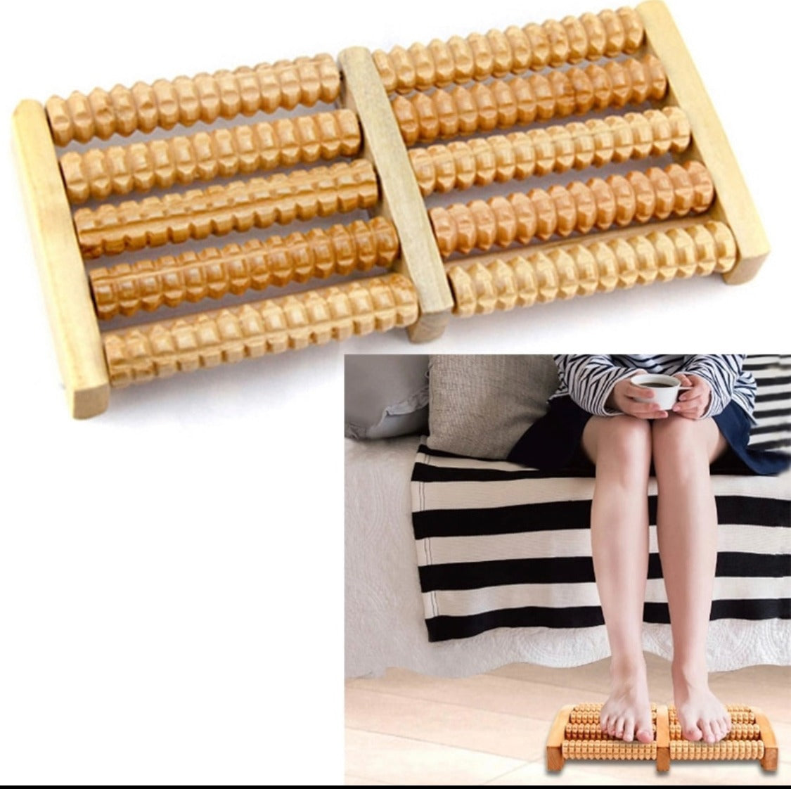 Wooden Foot Massager - Pain Relief