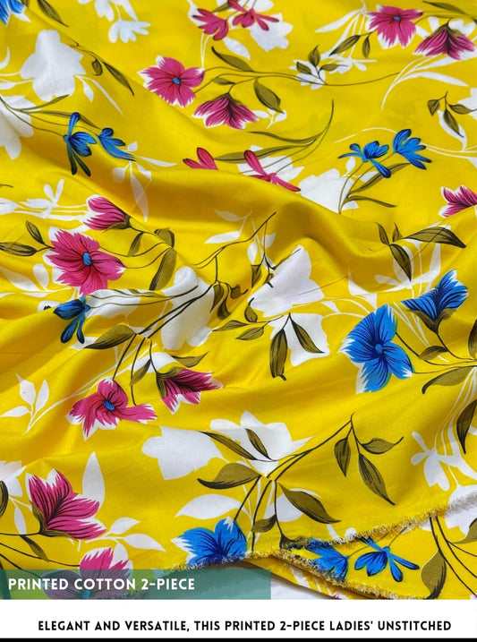 2-PC ALLOVER PRINTED MID SEASON POLO COTTON