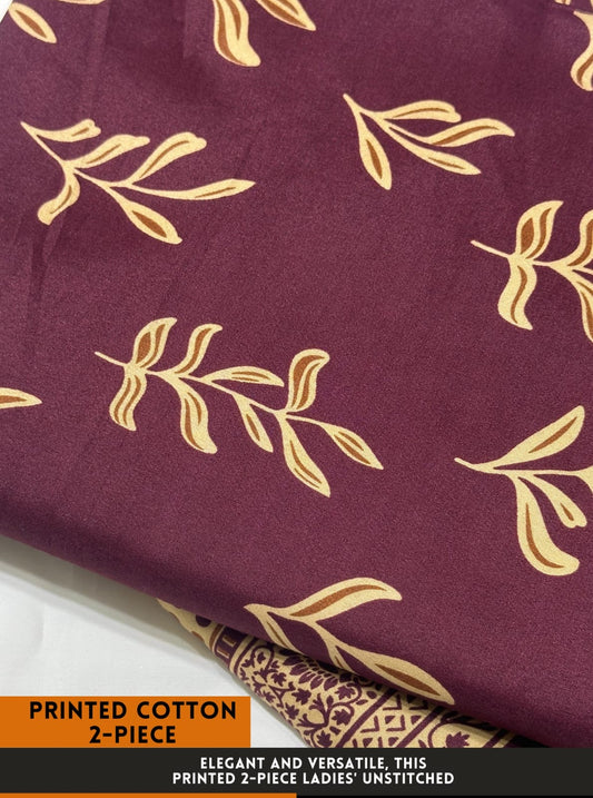 2-PC ALLOVER PRINTED MID SEASON POLO COTTON