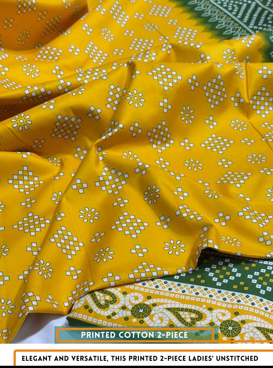 2-PC ALLOVER PRINTED MID SEASON POLO COTTON