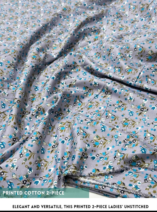 2-PC ALLOVER PRINTED MID SEASON POLO COTTON