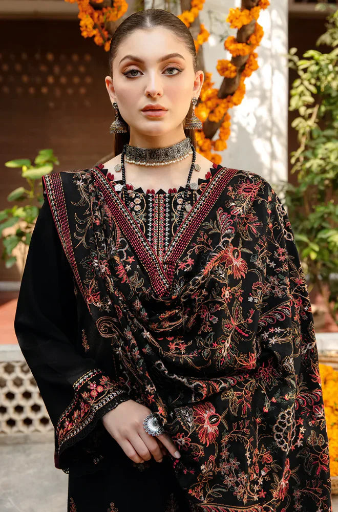 Ramsha - Winter 3PC Dhanak Embroidered Suit