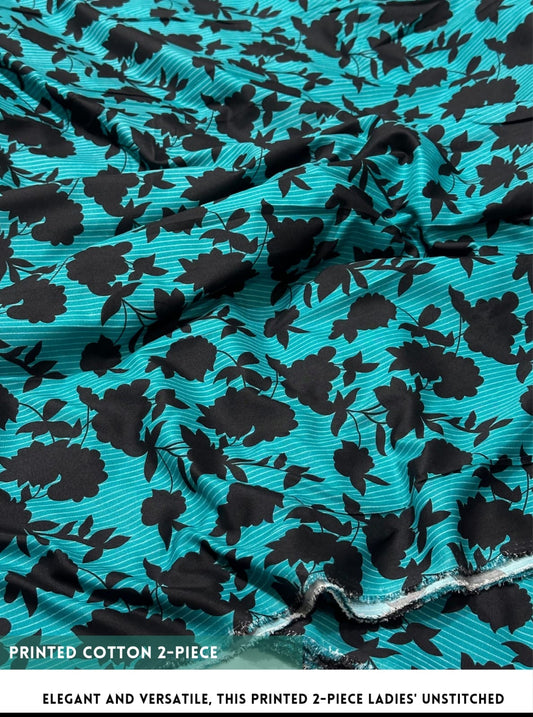 2-PC ALLOVER PRINTED MID SEASON POLO COTTON