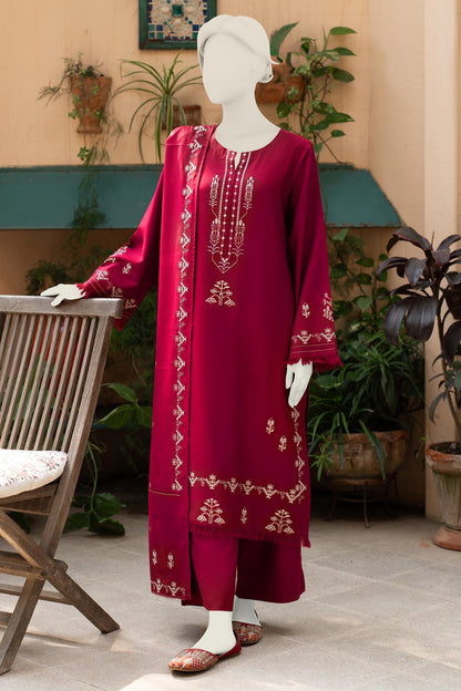 3pc Unstitched Dhanak Fabric with Dhanak Shawl