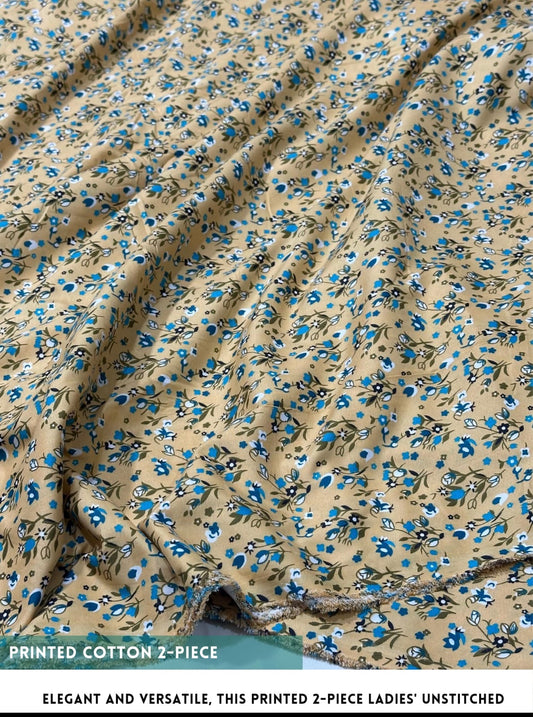 2-PC ALLOVER PRINTED MID SEASON POLO COTTON