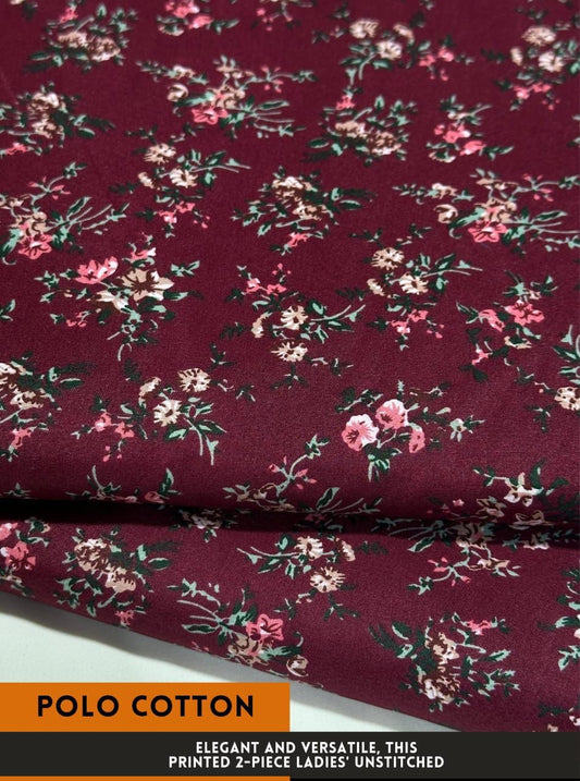 2-PC ALL OVER PRINTED POLO COTTON ( SUMMER )