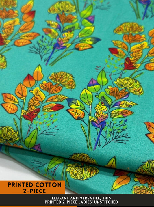 2-PC ALLOVER PRINTED MID SEASON POLO COTTON