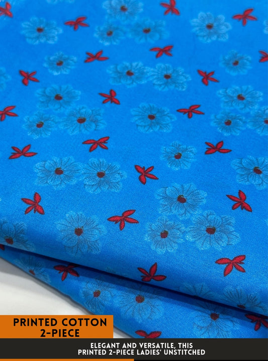 2-PC ALLOVER PRINTED MID SEASON POLO COTTON