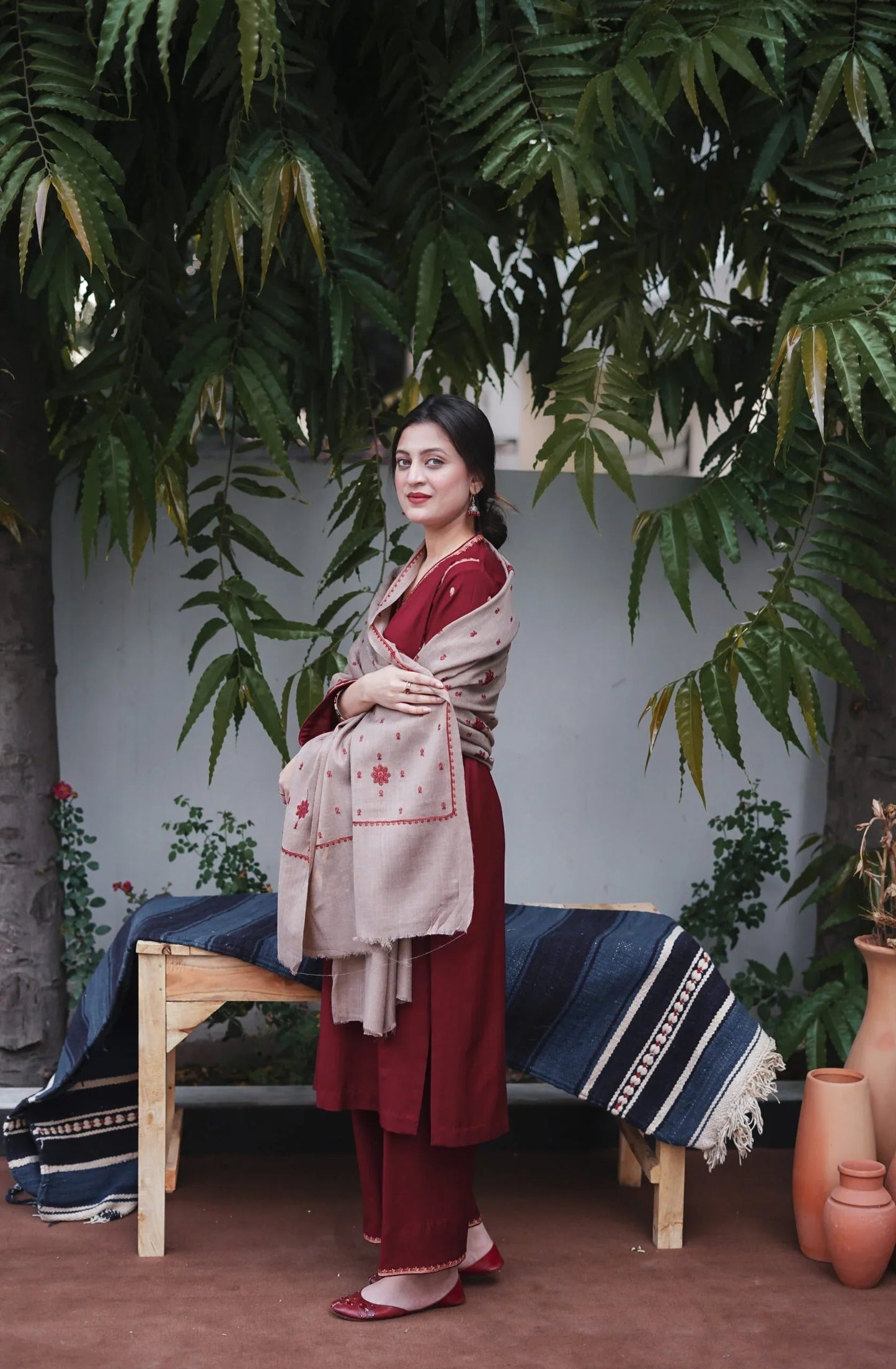 Asling Unstitched Luxury Dhanak Heavy Embroidered 3PC Suit