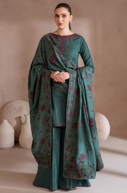 IZNIK - Winter 3PC Dhanak Embroidered Suit