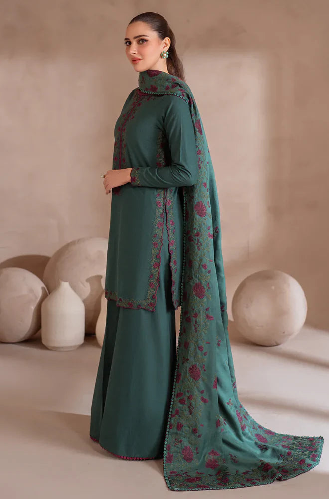 IZNIK - Winter 3PC Dhanak Embroidered Suit