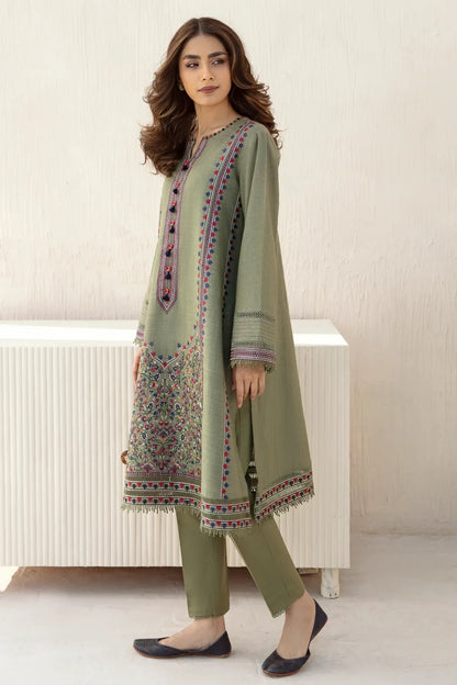 Jazmin - khaddar 3pc Embroidered Winter Suit