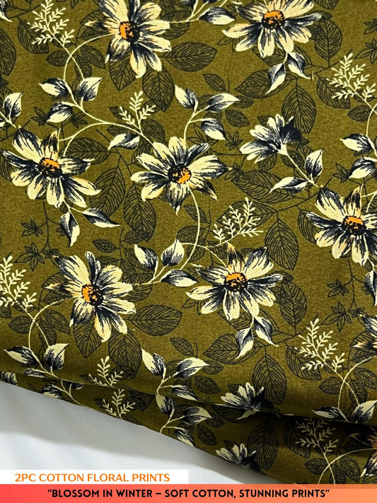 2PC Cotton Floral Print