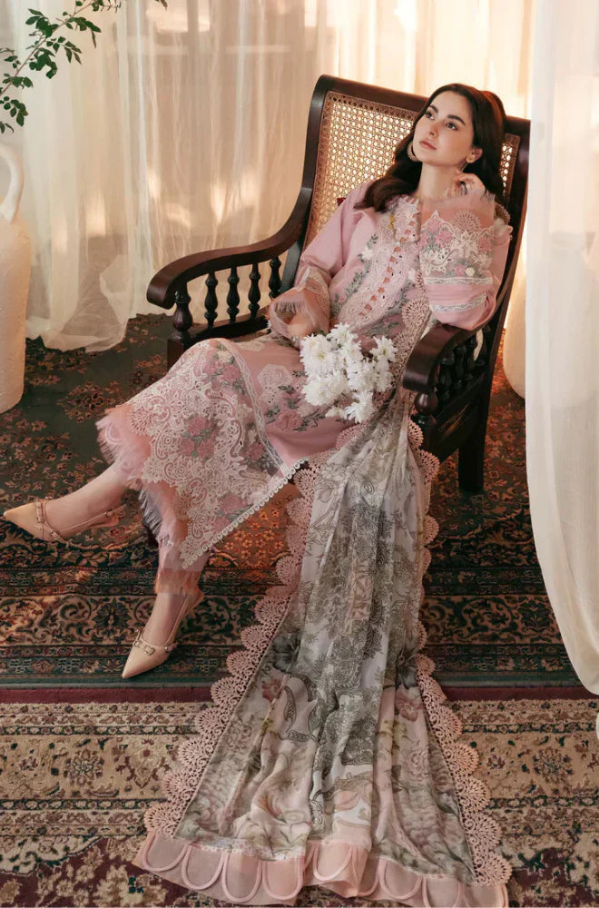 3PC Lawn  Embroidered Suit Ready to Wear Dupatta