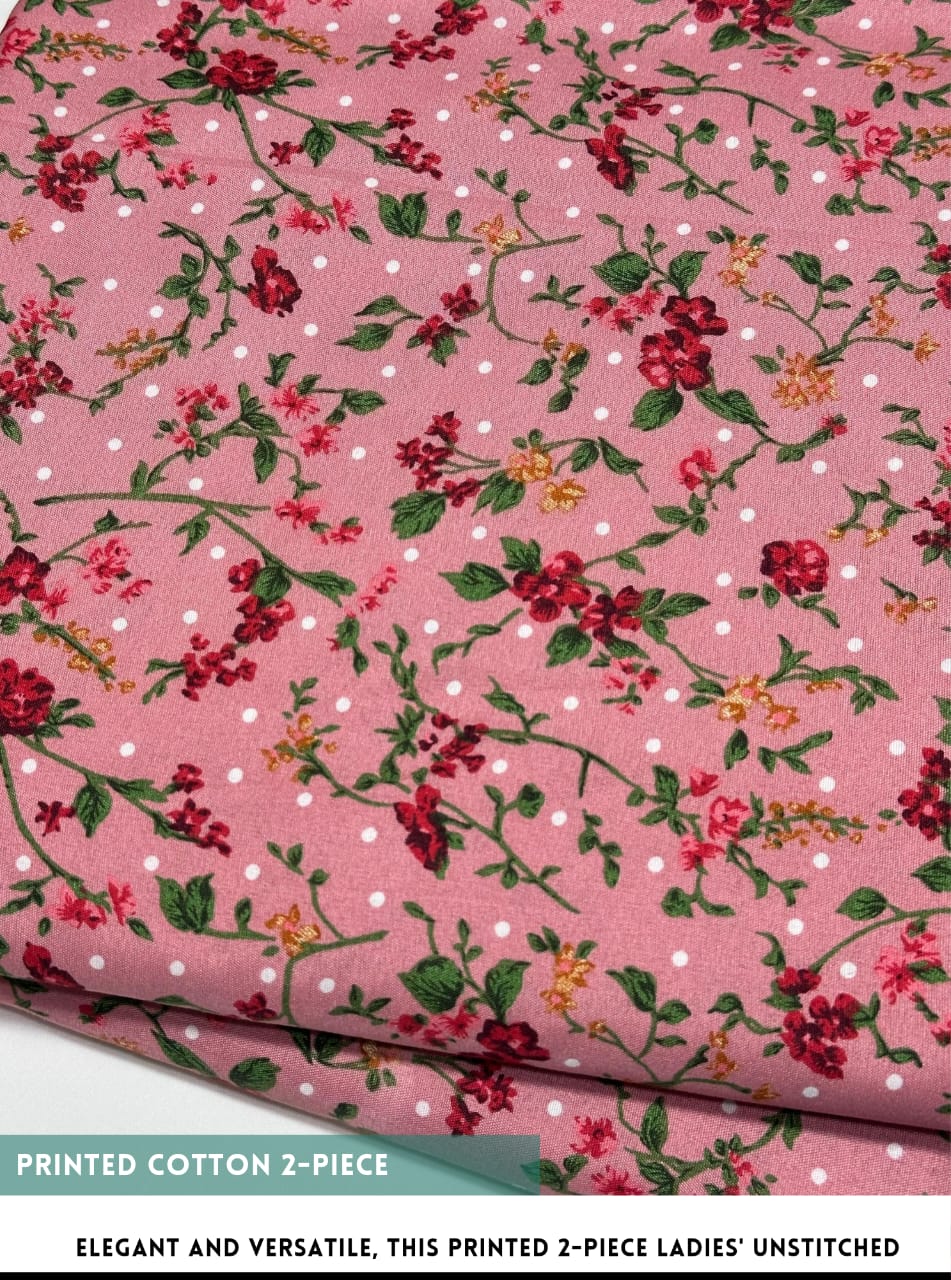 2PC Cotton Floral Print