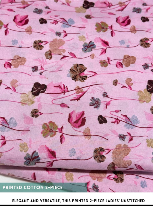 2PC Cotton Floral Print